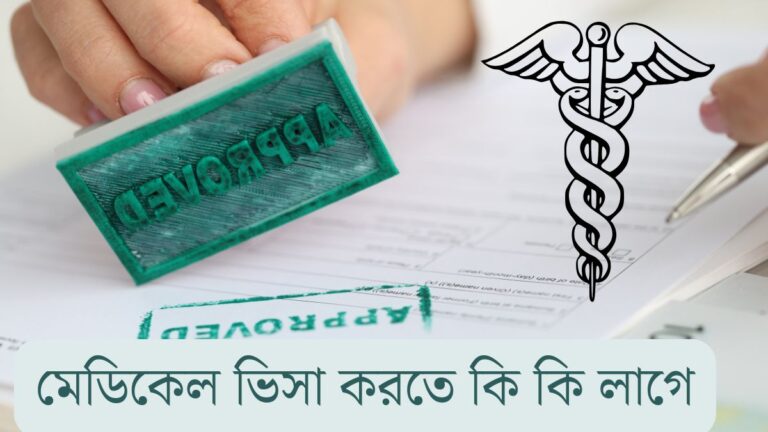 মেডিকেল ভিসা করতে কি কি লাগে