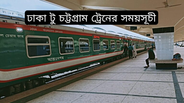 ঢাকা টু চট্টগ্রাম ট্রেনের সময়সূচী ও ভাড়া ২০২৫